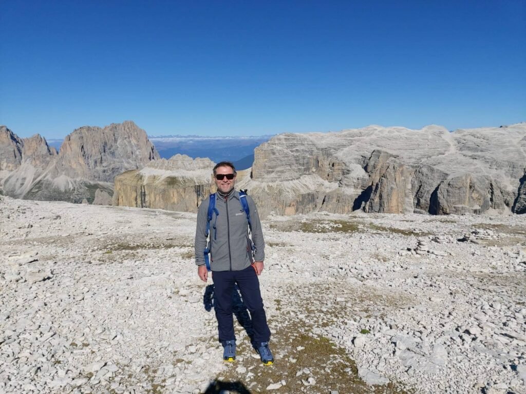 Stefano Doglio sulle Dolomiti